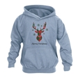 Tartan Reindeer Christmas Hoodie - Child