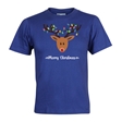 Reindeer Fairy Lights Christmas T-Shirt - Adult