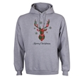 Tartan Reindeer Christmas Hoodie - Adult
