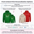 Reindeer Antlers Personalised Christmas Hoodie - Adult