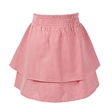 Red Gingham Tiered School Skirt