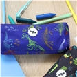 Eco Friendly Dino Skeleton Kids Pencil Case