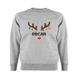 Reindeer Antlers Personalised Christmas Sweatshirt - Child