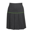 The Swan School Pleated Skirt With Piping
