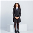 Black Senior Pleated School Skirt