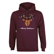 Reindeer Fairy Lights Christmas Hoodie - Adult