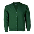 Bottle Green Cotton Rich School Cardigan