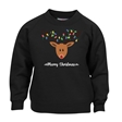 Reindeer Fairy Lights Christmas Sweatshirt - Child