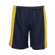 Navy Yellow Unisex Sports Shorts