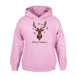 Tartan Reindeer Christmas Hoodie - Child