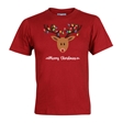 Reindeer Fairy Lights Christmas T-Shirt - Adult