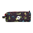 Roamie plain jungle print school pencil case made from 100% recycled plastic bottles