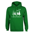 Merry Christmas Trees Hoodie - Adult